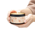 Hand Poured Tin Candles - Mango Coconut Scent - DipaliZ