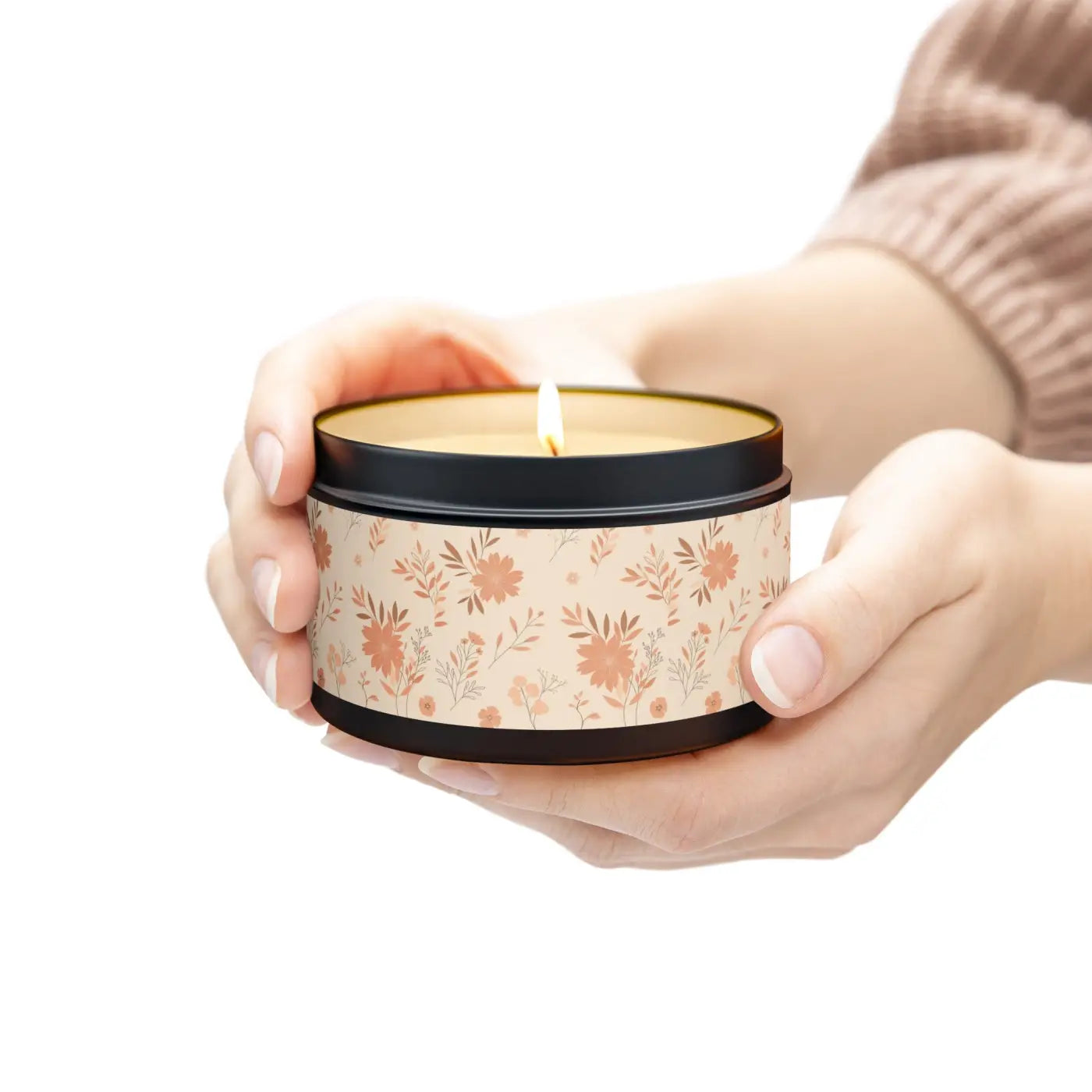 Hand Poured Tin Candles - Mango Coconut Scent - DipaliZ