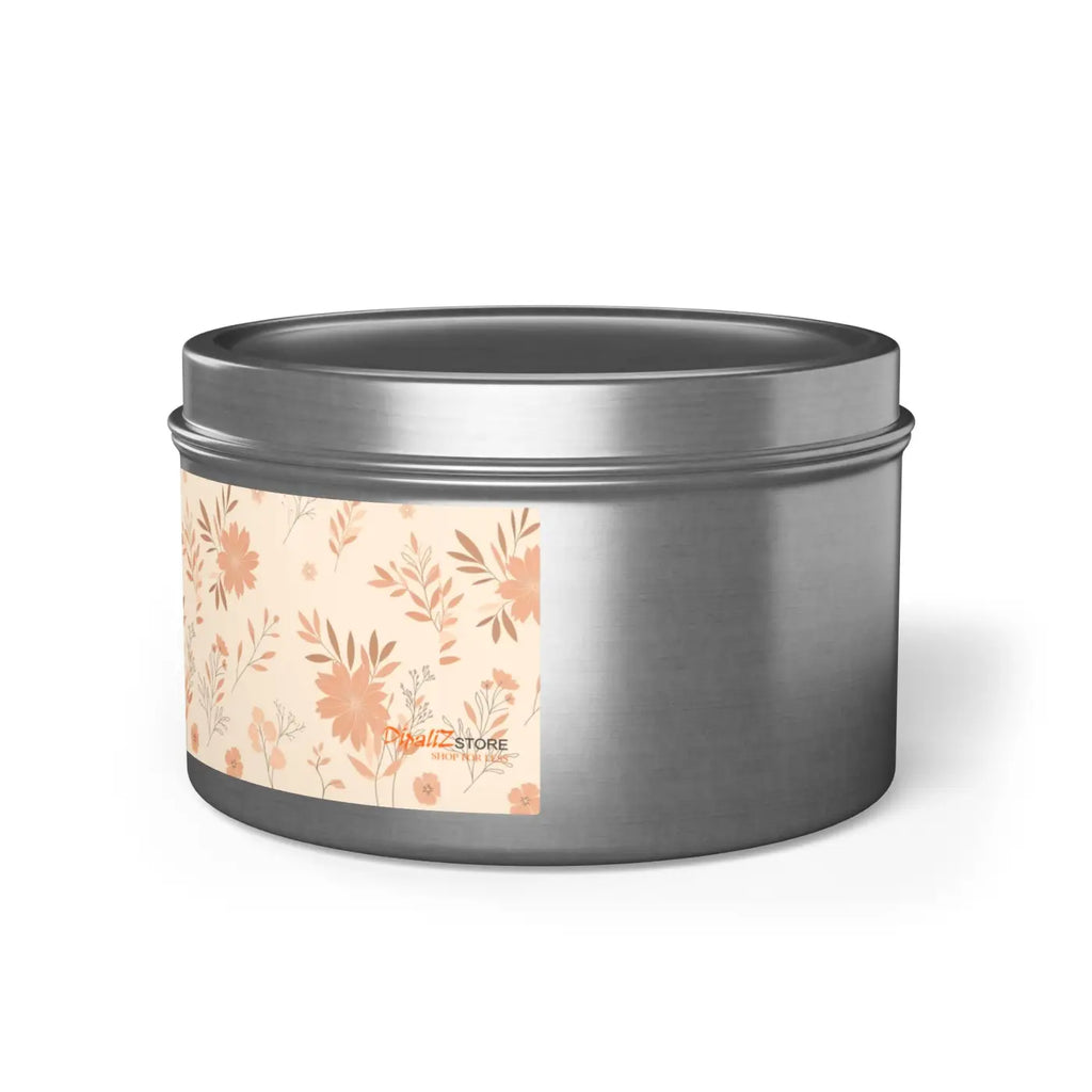 Hand Poured Tin Candles - Mango Coconut Scent - DipaliZ