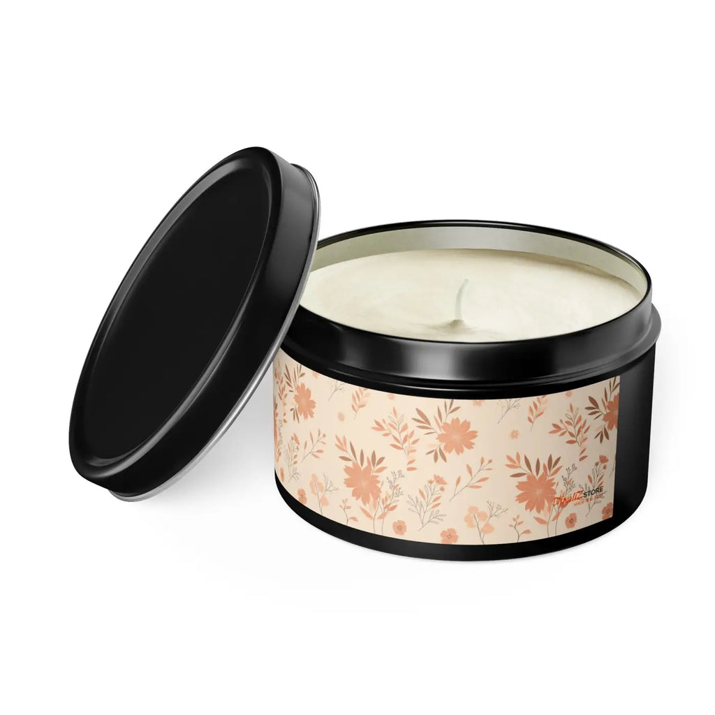 Hand Poured Tin Candles - Mango Coconut Scent - DipaliZ