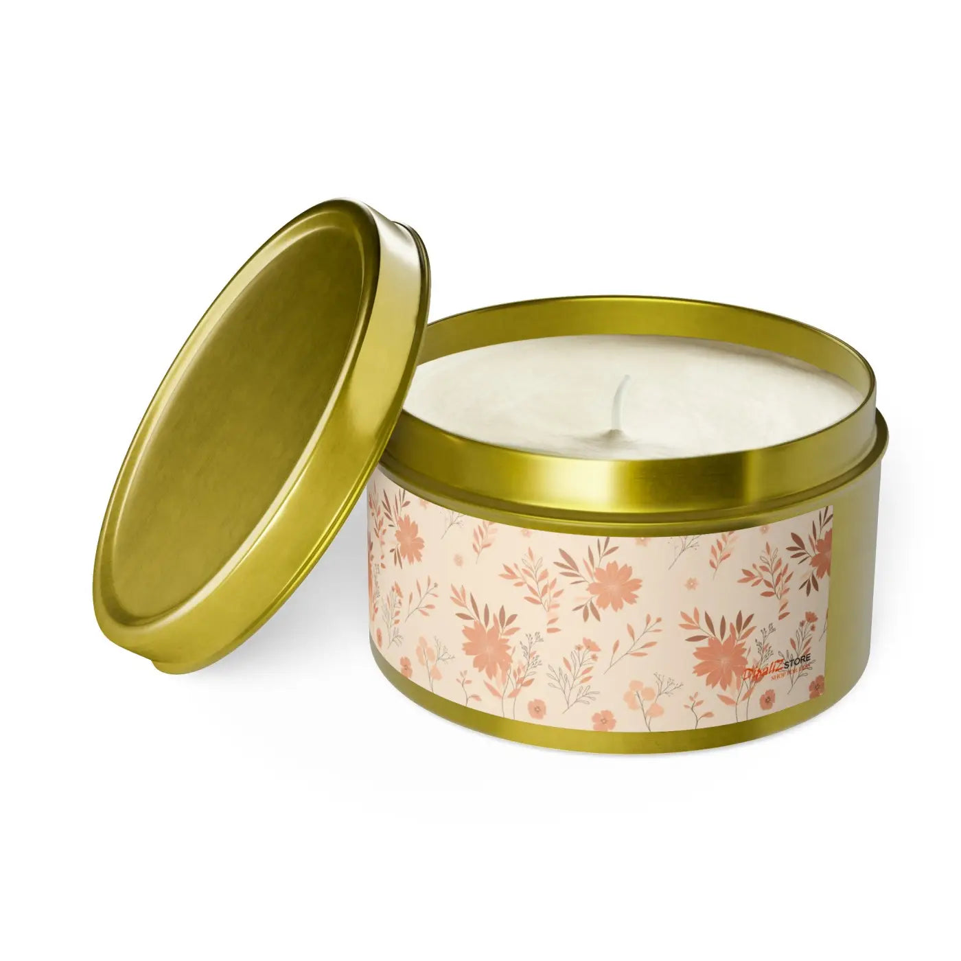 Hand Poured Tin Candles - Mango Coconut Scent - DipaliZ