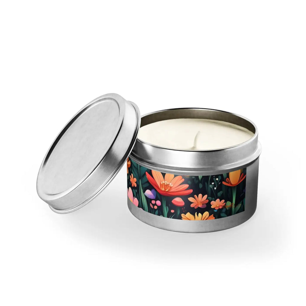 Fresh Coffee Tin Candles - Hand Poured Minimalist Decor - DipaliZ