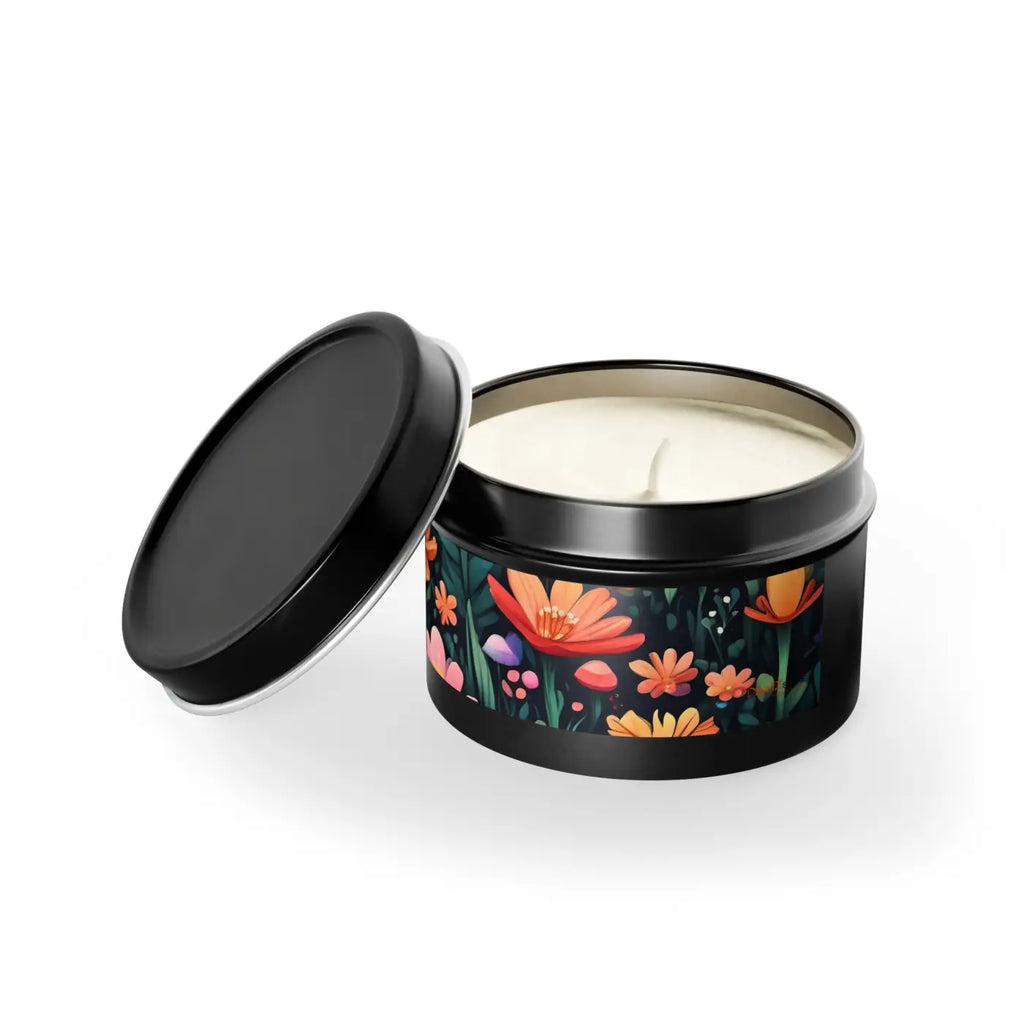 Fresh Coffee Tin Candles - Hand Poured Minimalist Decor - DipaliZ