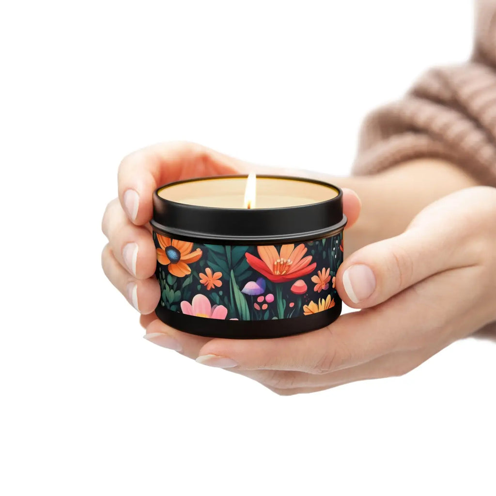 Fresh Coffee Tin Candles - Hand Poured Minimalist Decor - DipaliZ