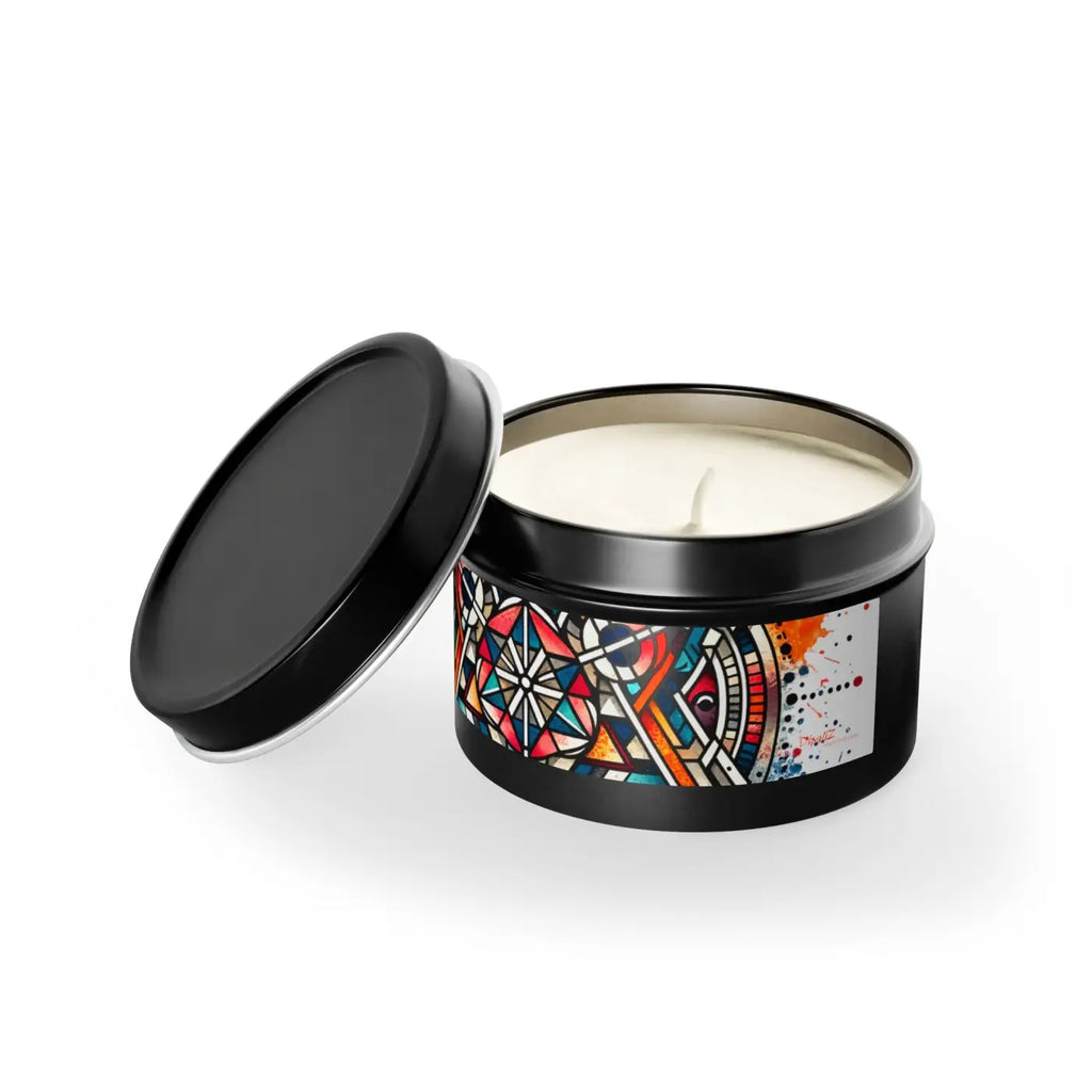 Tin Candles - Abstract Pattern Eco-Friendly Gifts - DipaliZ