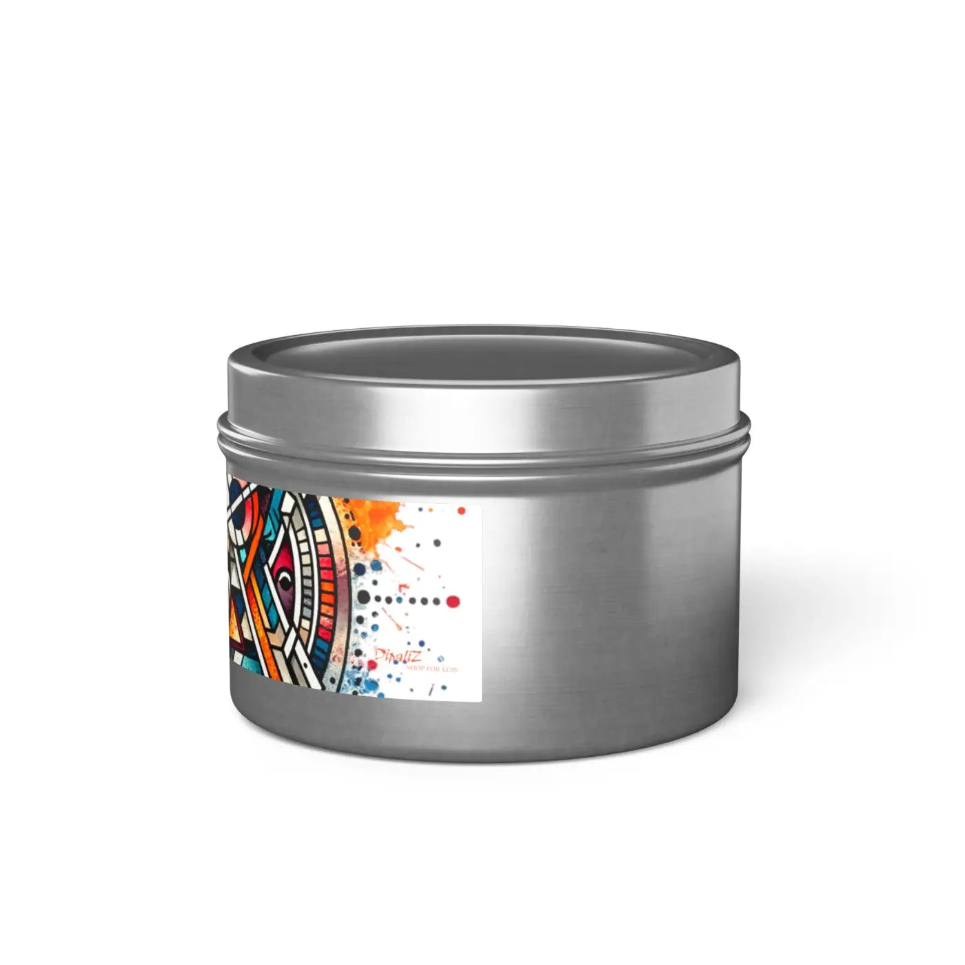 Tin Candles - Abstract Pattern Eco-Friendly Gifts - DipaliZ
