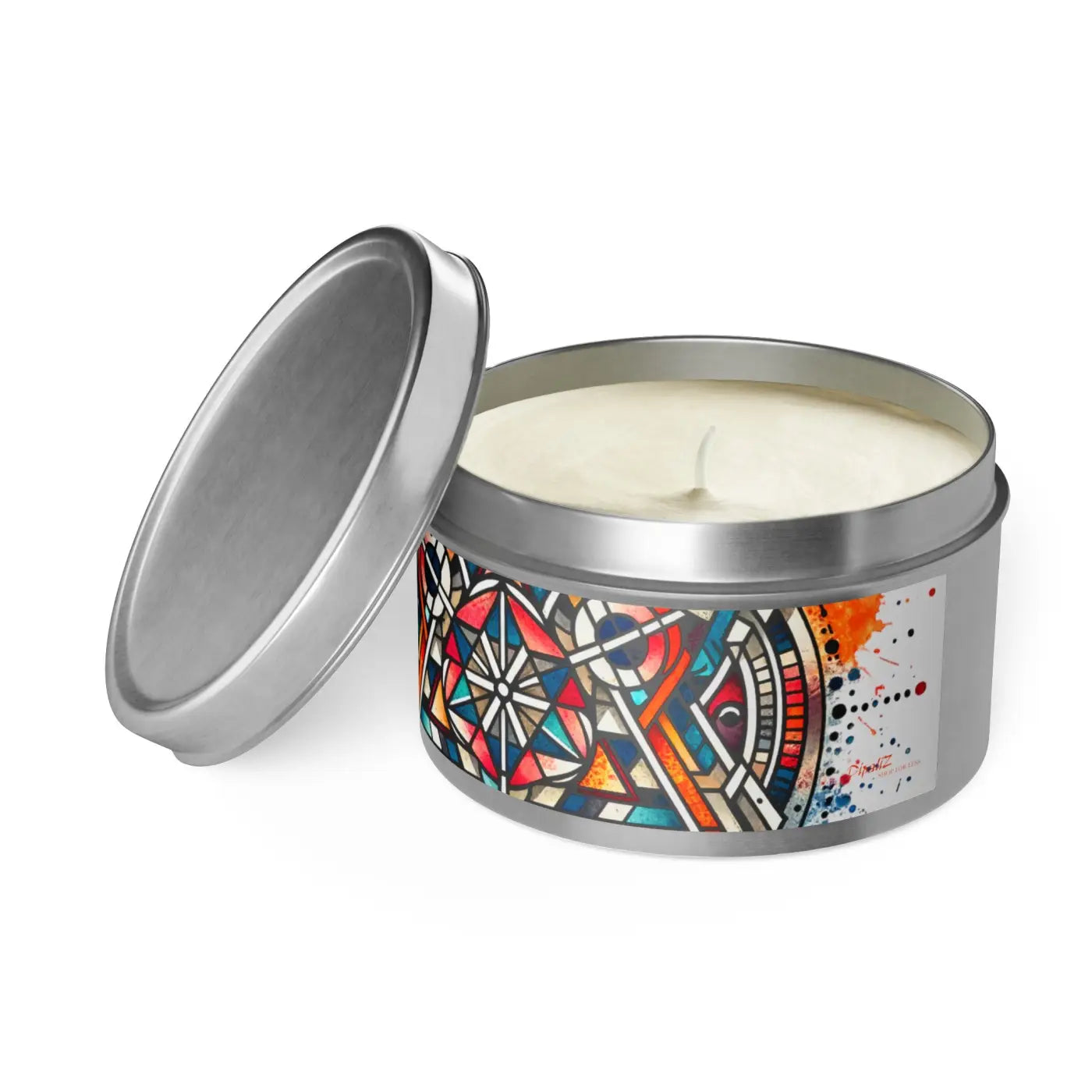 Tin Candles - Abstract Pattern Eco-Friendly Gifts - DipaliZ