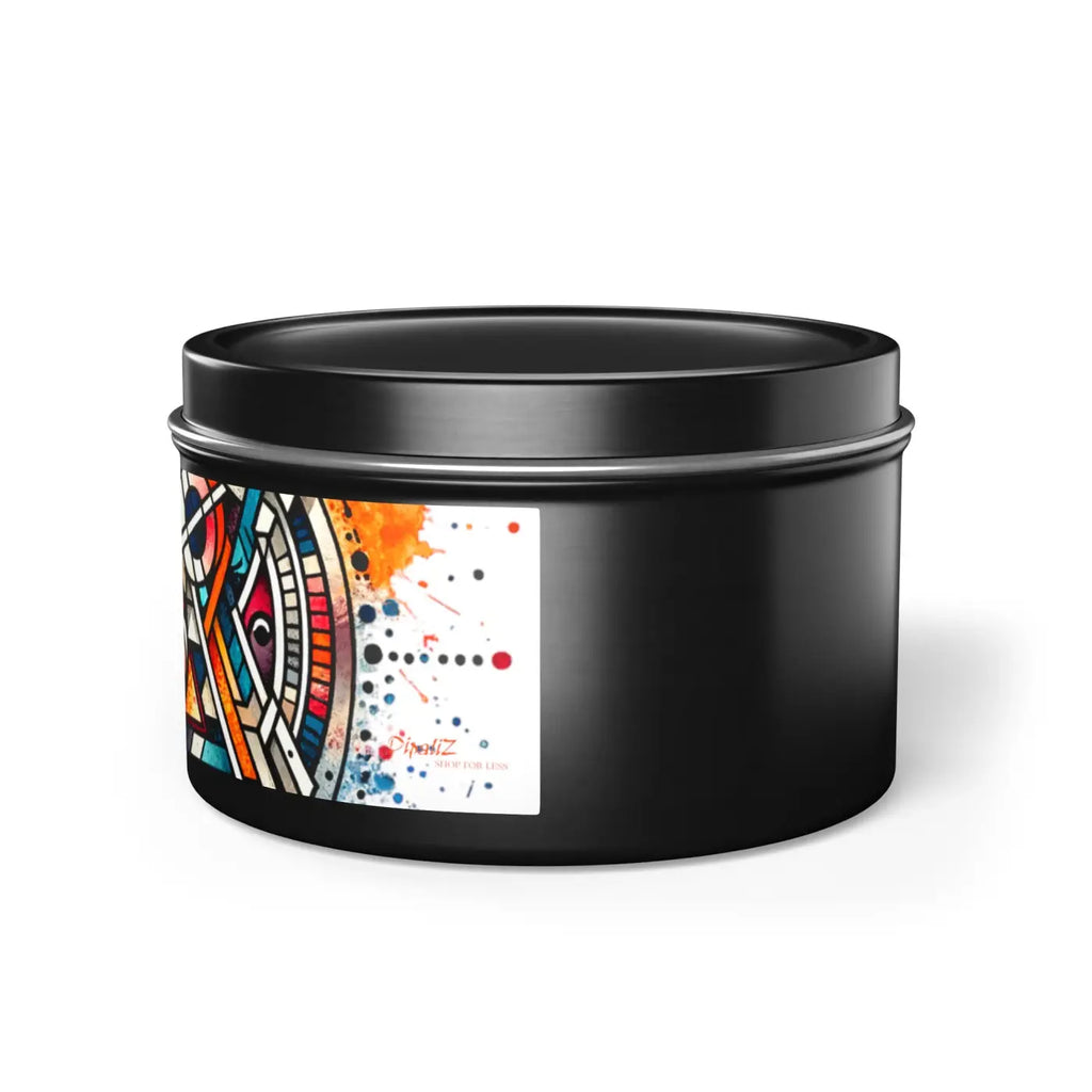 Tin Candles - Abstract Pattern Eco-Friendly Gifts - DipaliZ