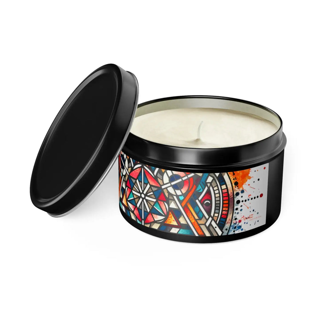 Tin Candles - Abstract Pattern Eco-Friendly Gifts - DipaliZ