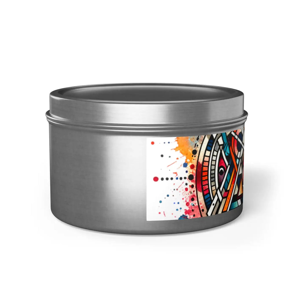 Tin Candles - Abstract Pattern Eco-Friendly Gifts - DipaliZ