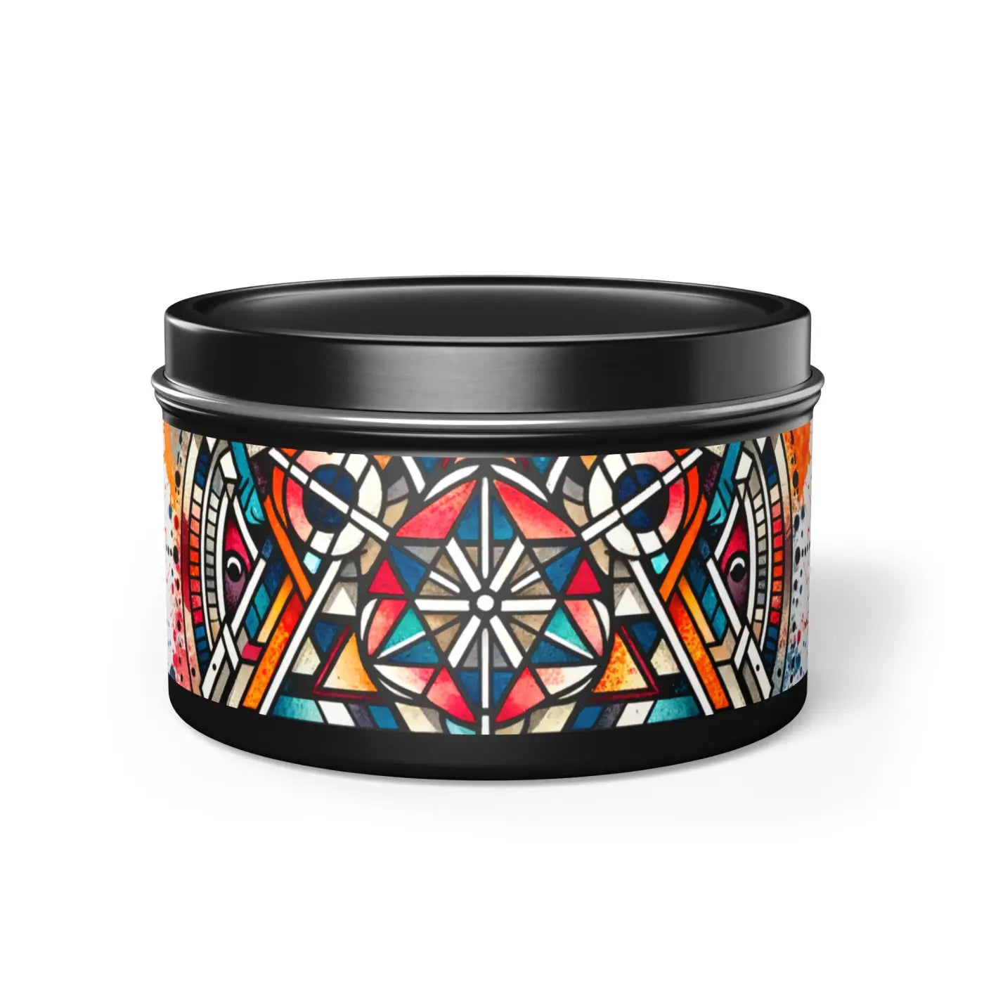 Tin Candles - Abstract Pattern Eco-Friendly Gifts - DipaliZ