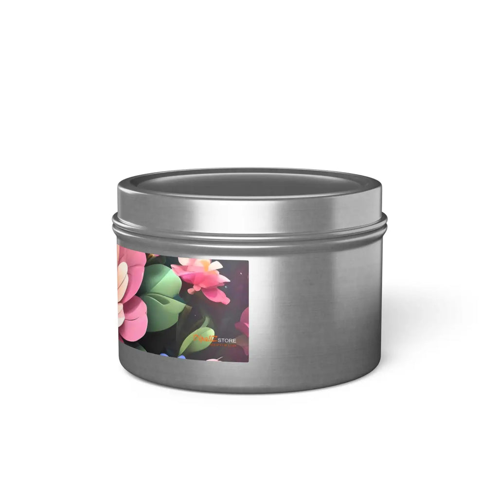 Aromatic Tin Candles - Mango Coconut Escape Scent - DipaliZ