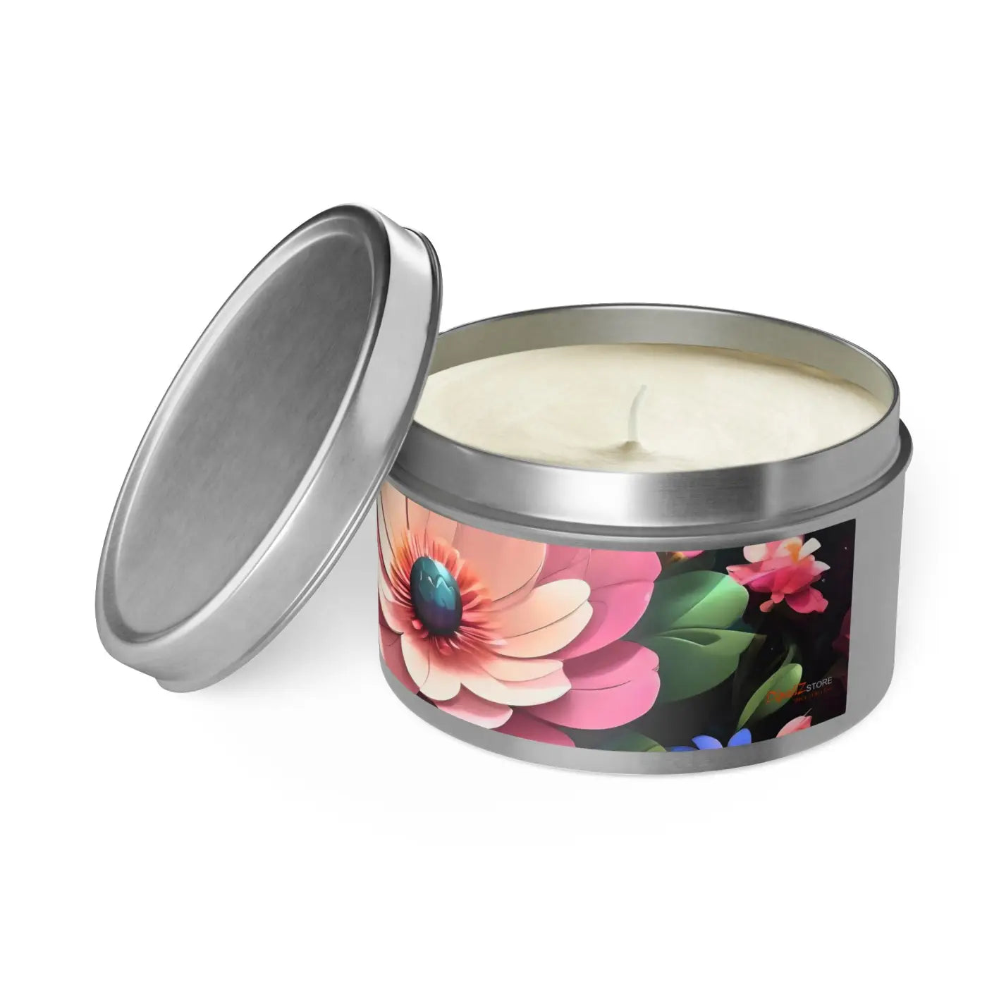 Aromatic Tin Candles - Mango Coconut Escape Scent - DipaliZ