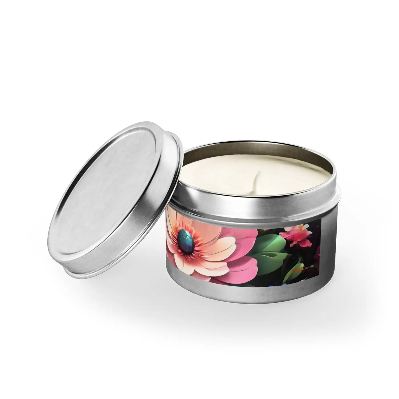 Aromatic Tin Candles - Mango Coconut Escape Scent - DipaliZ