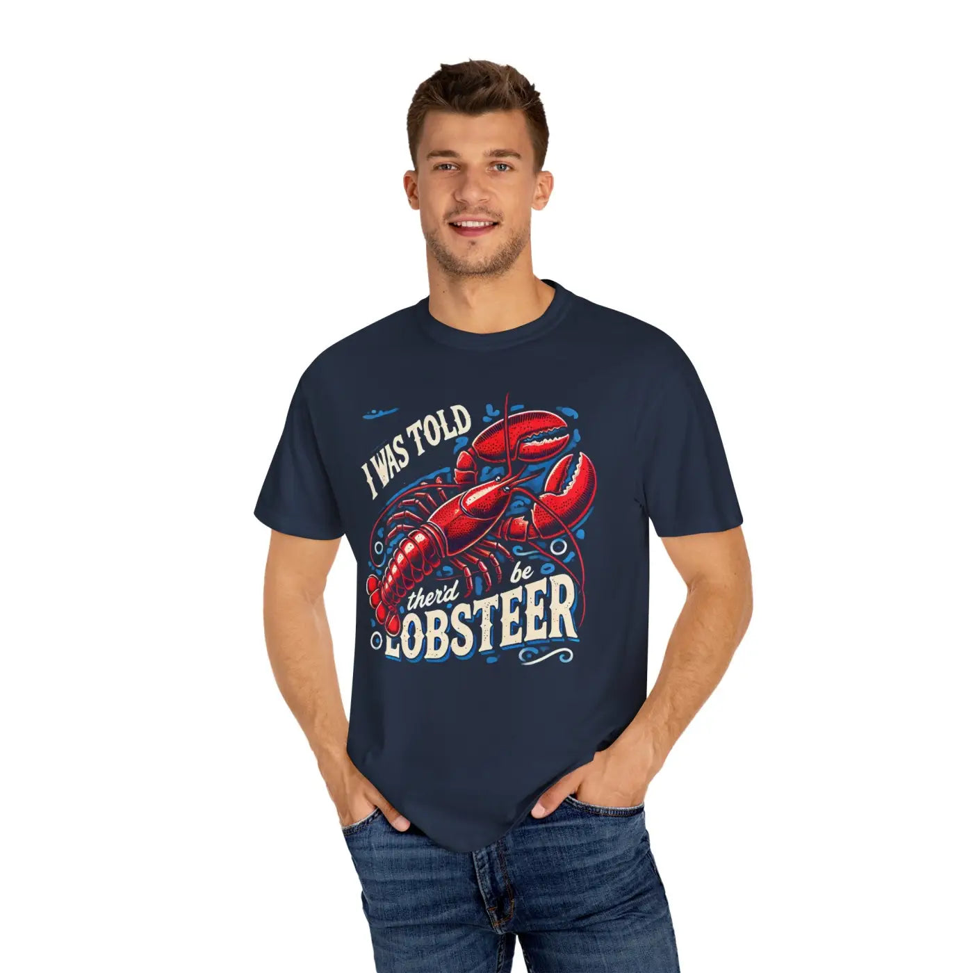 Comfort Colors Lobster Tee - Garment-Dyed Unisex Shirt - DipaliZ