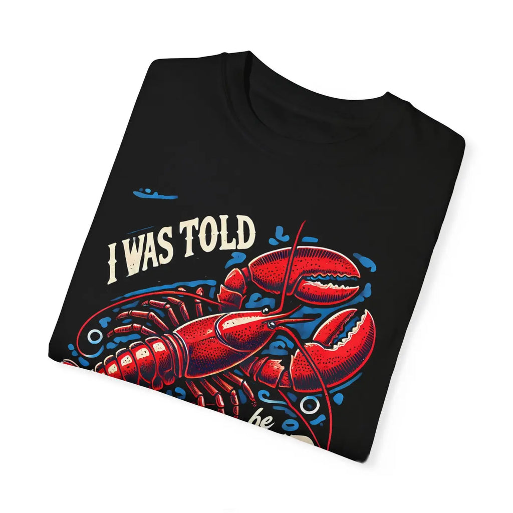 Comfort Colors Lobster Tee - Garment-Dyed Unisex Shirt - DipaliZ