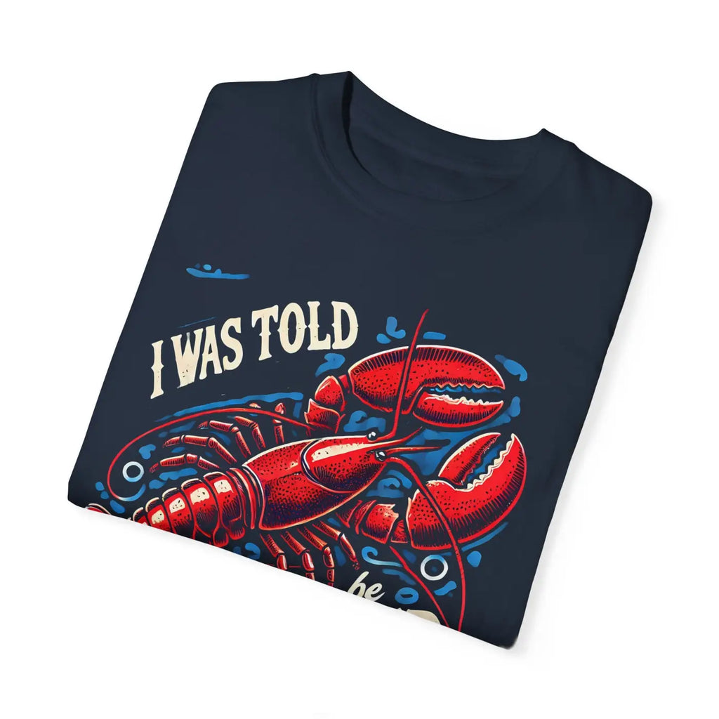 Comfort Colors Lobster Tee - Garment-Dyed Unisex Shirt - DipaliZ