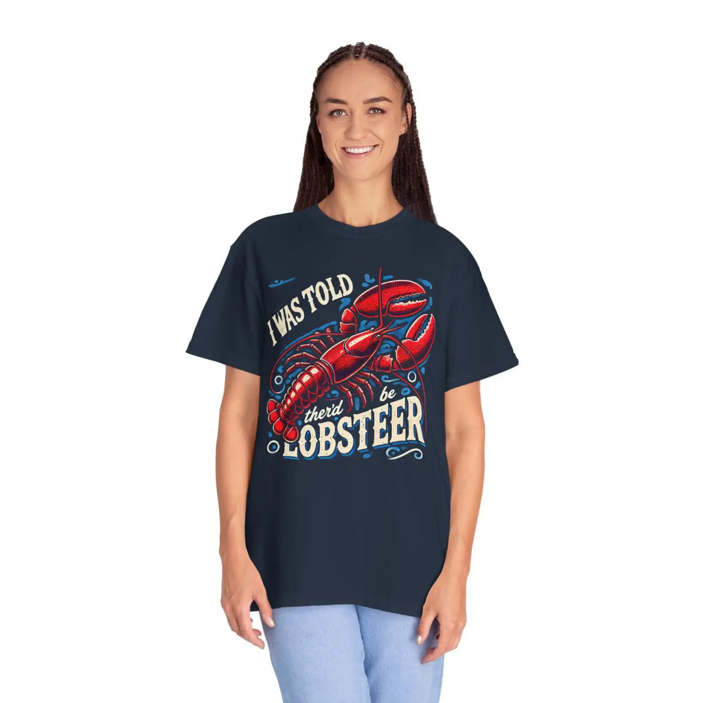 Comfort Colors Lobster Tee - Garment-Dyed Unisex Shirt - DipaliZ