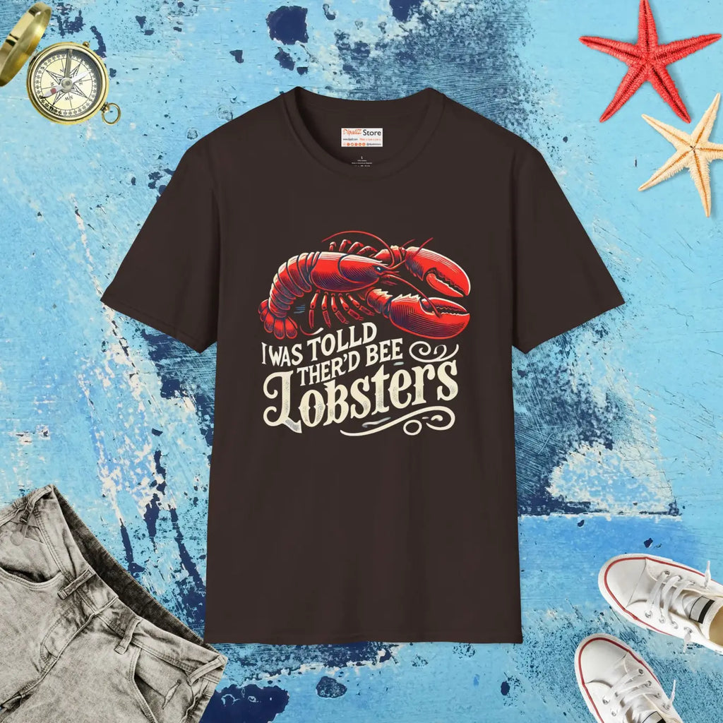 Lobster Lovers Unisex Softstyle Tee - Cool Vibes Design - DipaliZ