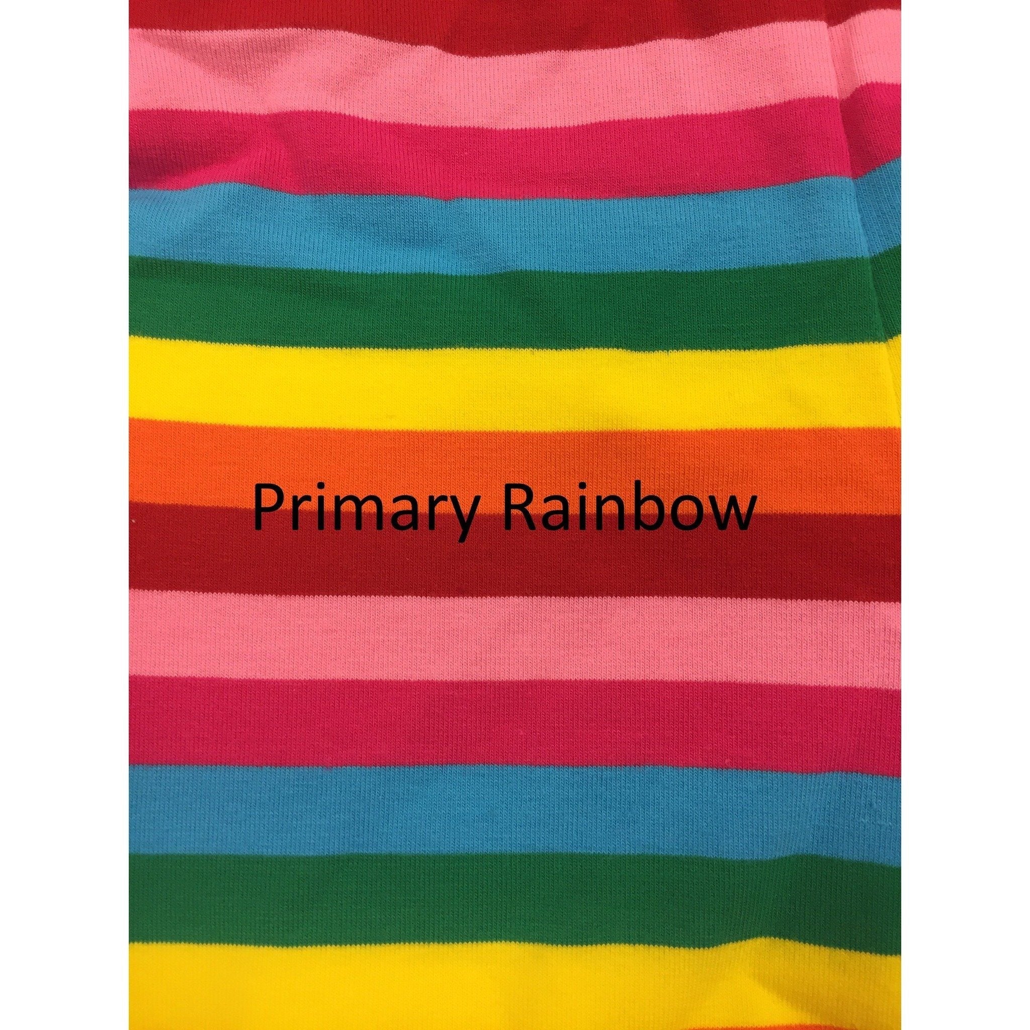 Rainbow Button Ruffle Shirt