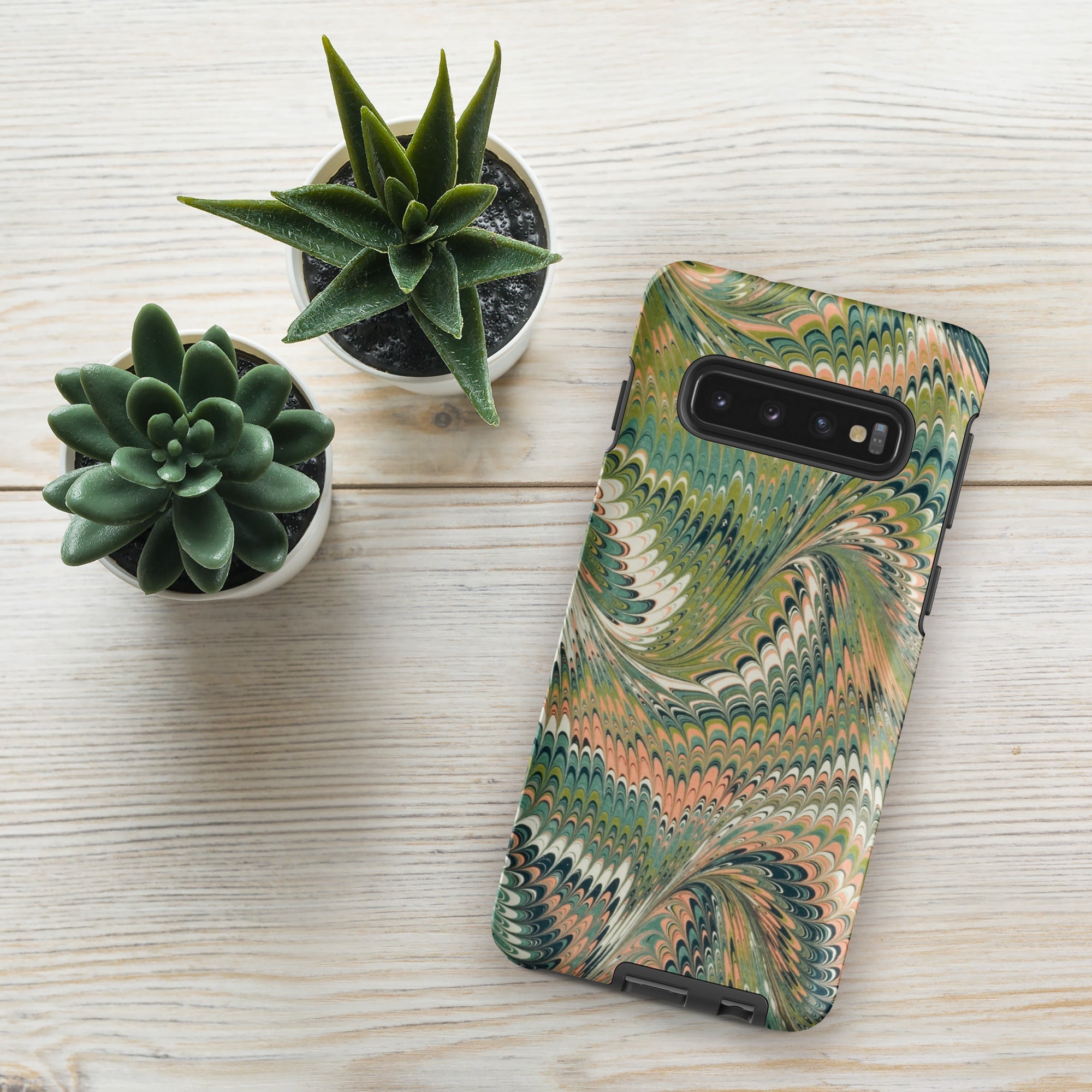 Green Pastel Marble Italian Design Tough Case for Samsung®