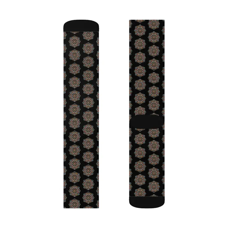 Geometrical Pattern Sublimation Socks - Bold Comfort - DipaliZ