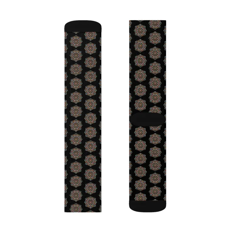 Geometrical Pattern Sublimation Socks - Bold Comfort - DipaliZ