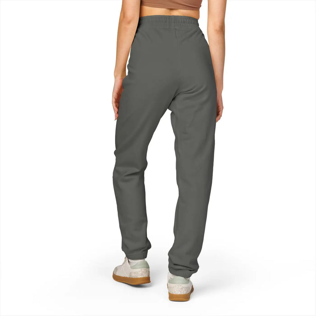 Unisex Fleece Sweatpants - Travel Stamps Graphic Comfort - DipaliZ