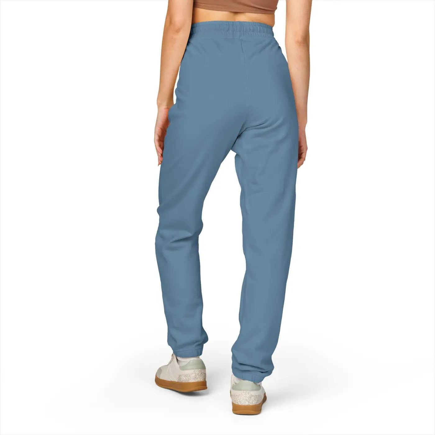 Unisex Fleece Sweatpants - Travel Stamps Graphic Comfort - DipaliZ