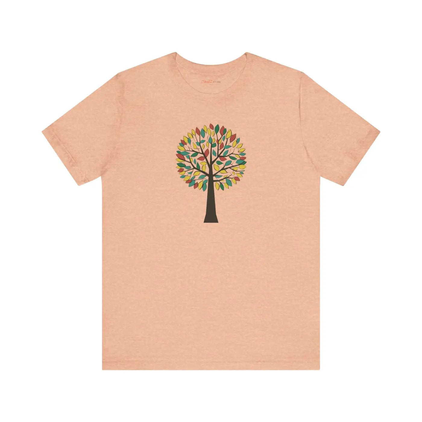 Colorful Tree Design Unisex Jersey Short Sleeve Tee - DipaliZ