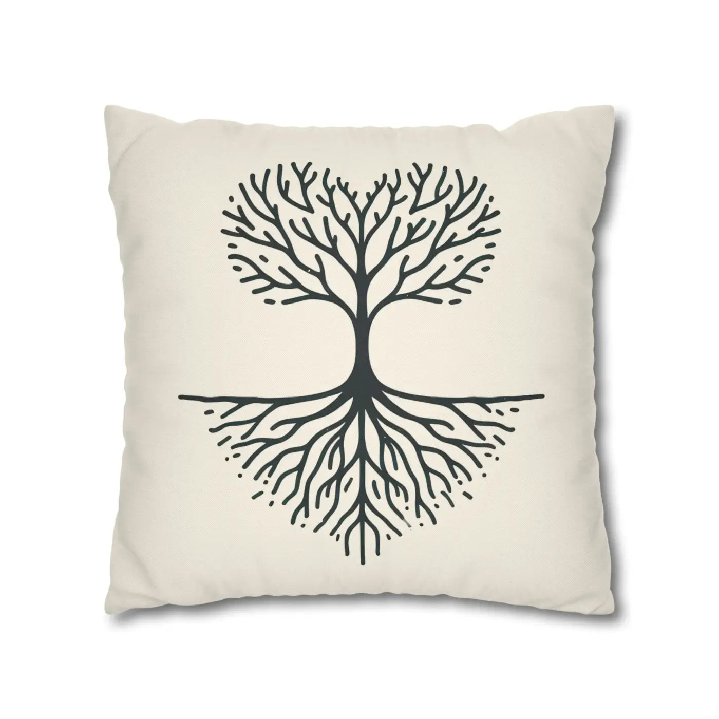 Nature Life Decorative Pillowcase - Tree Motif for Cozy Vibes - DipaliZ
