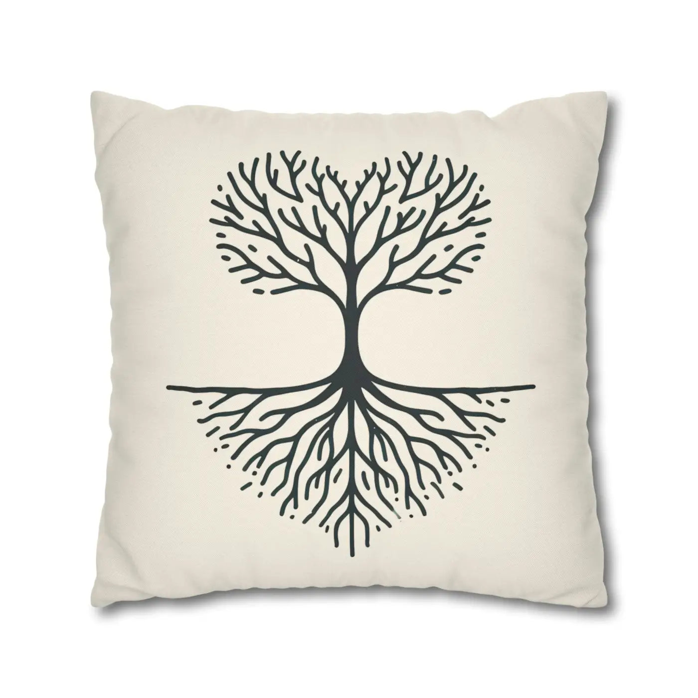 Nature Life Decorative Pillowcase - Tree Motif for Cozy Vibes - DipaliZ