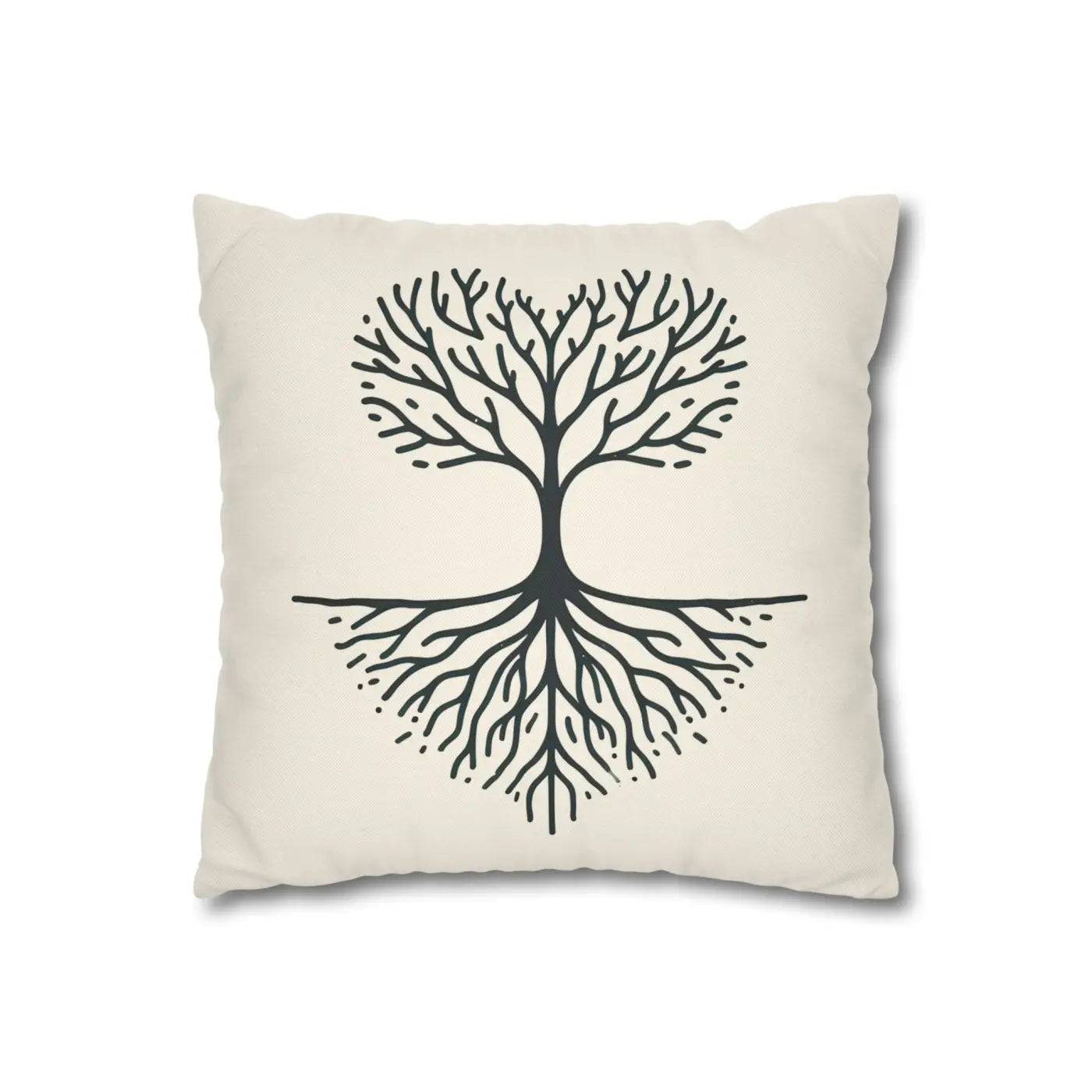 Nature Life Decorative Pillowcase - Tree Motif for Cozy Vibes - DipaliZ