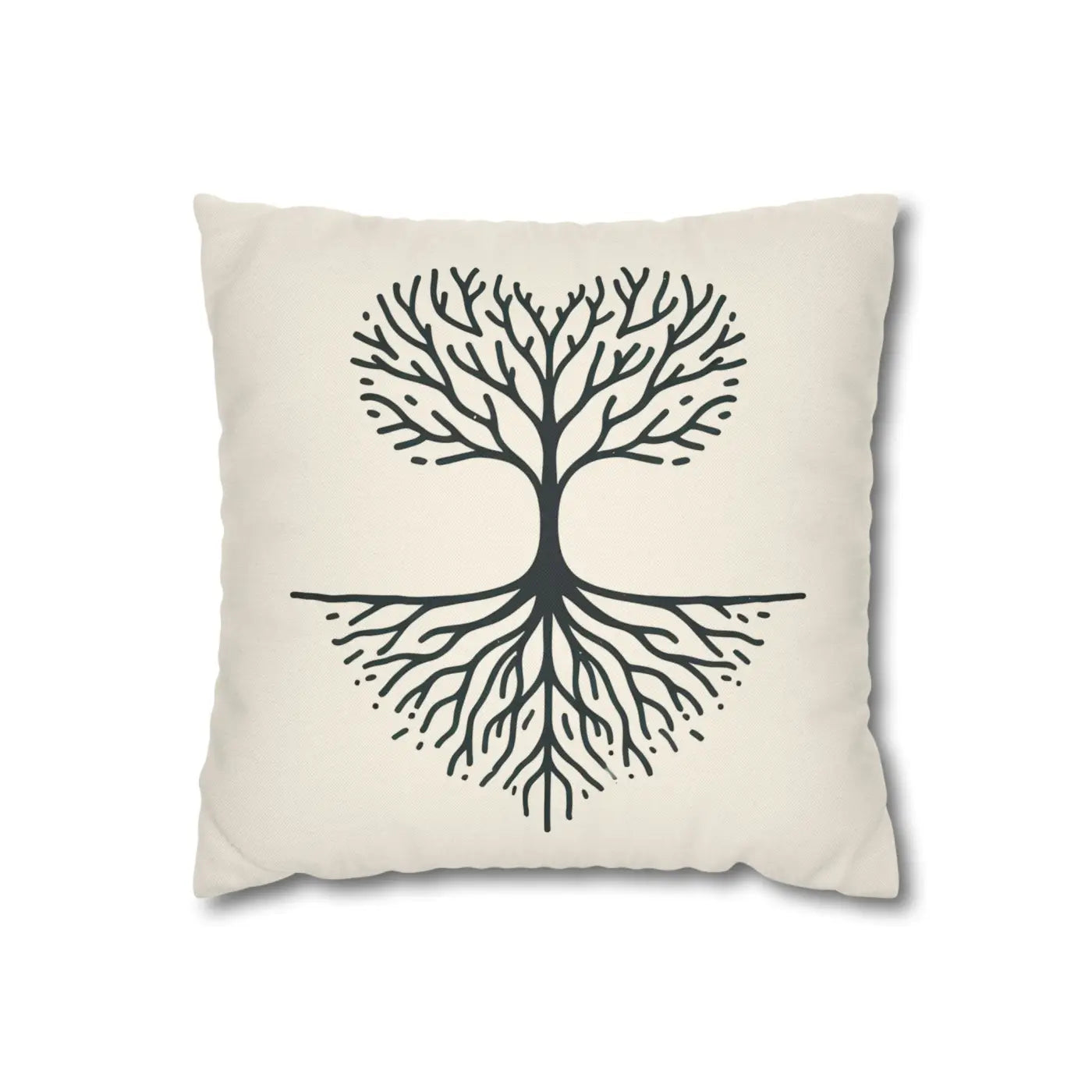 Nature Life Decorative Pillowcase - Tree Motif for Cozy Vibes - DipaliZ