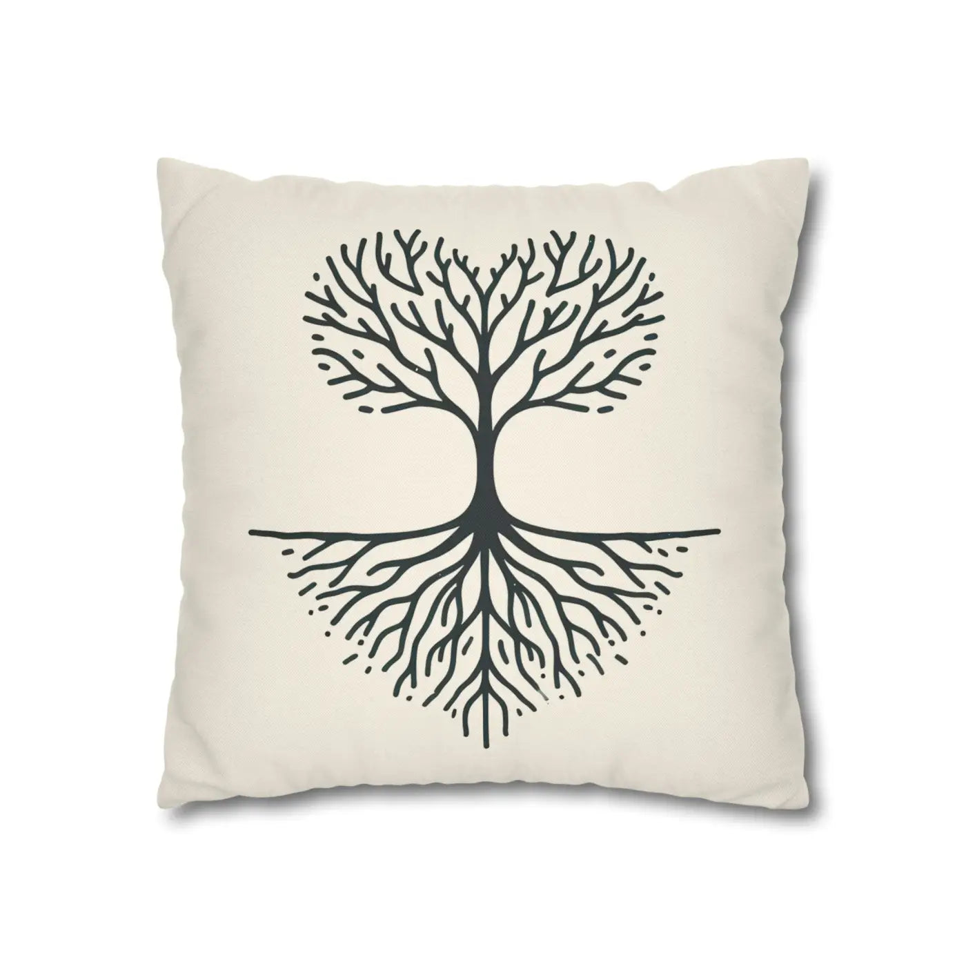 Nature Life Decorative Pillowcase - Tree Motif for Cozy Vibes - DipaliZ