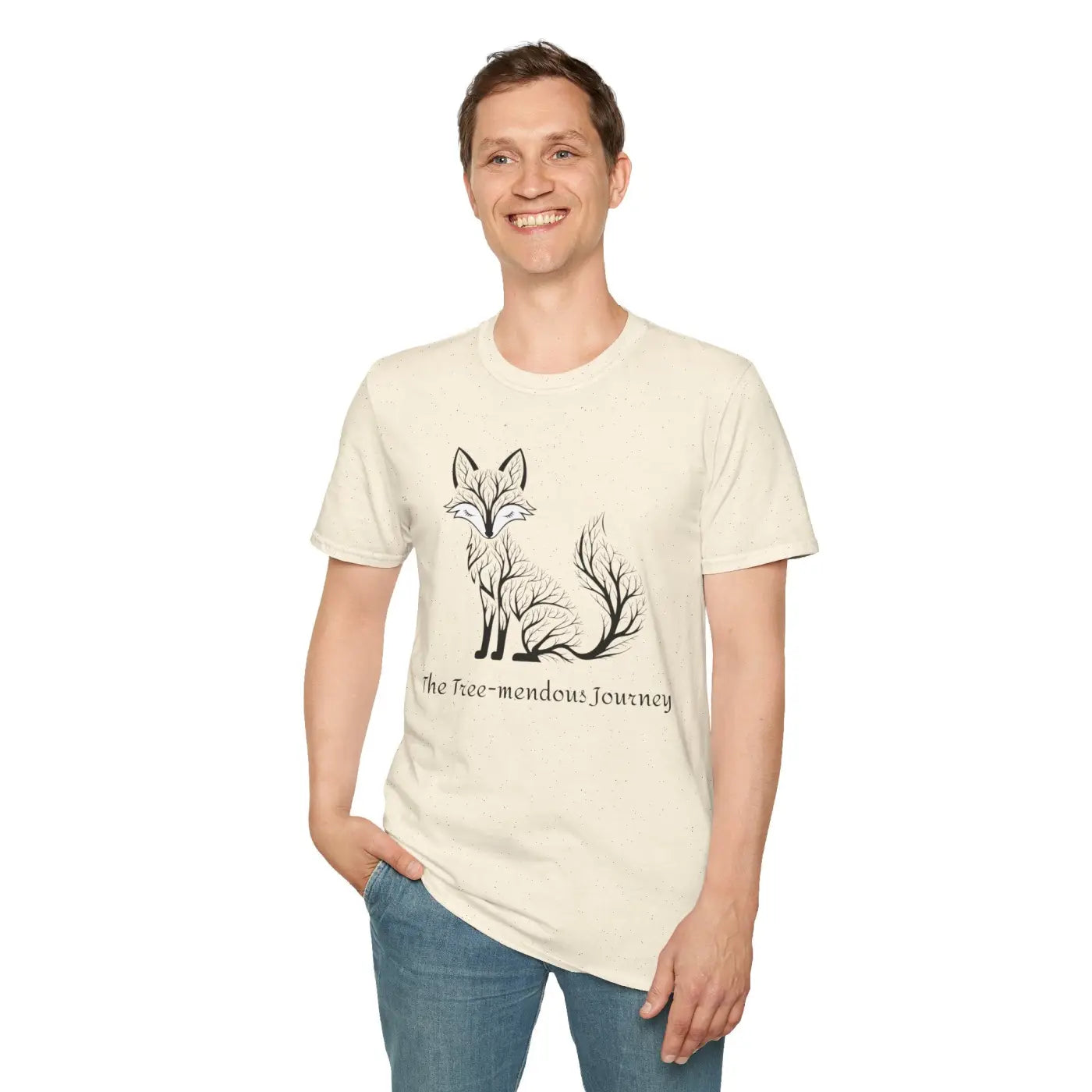 Tree-mendous Journey Unisex Softstyle Cotton Tee - DipaliZ