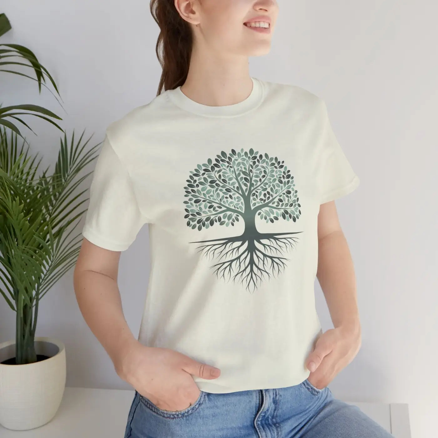 Tree Roots Tee - Soft Cotton Bella+Canvas Fit - DipaliZ