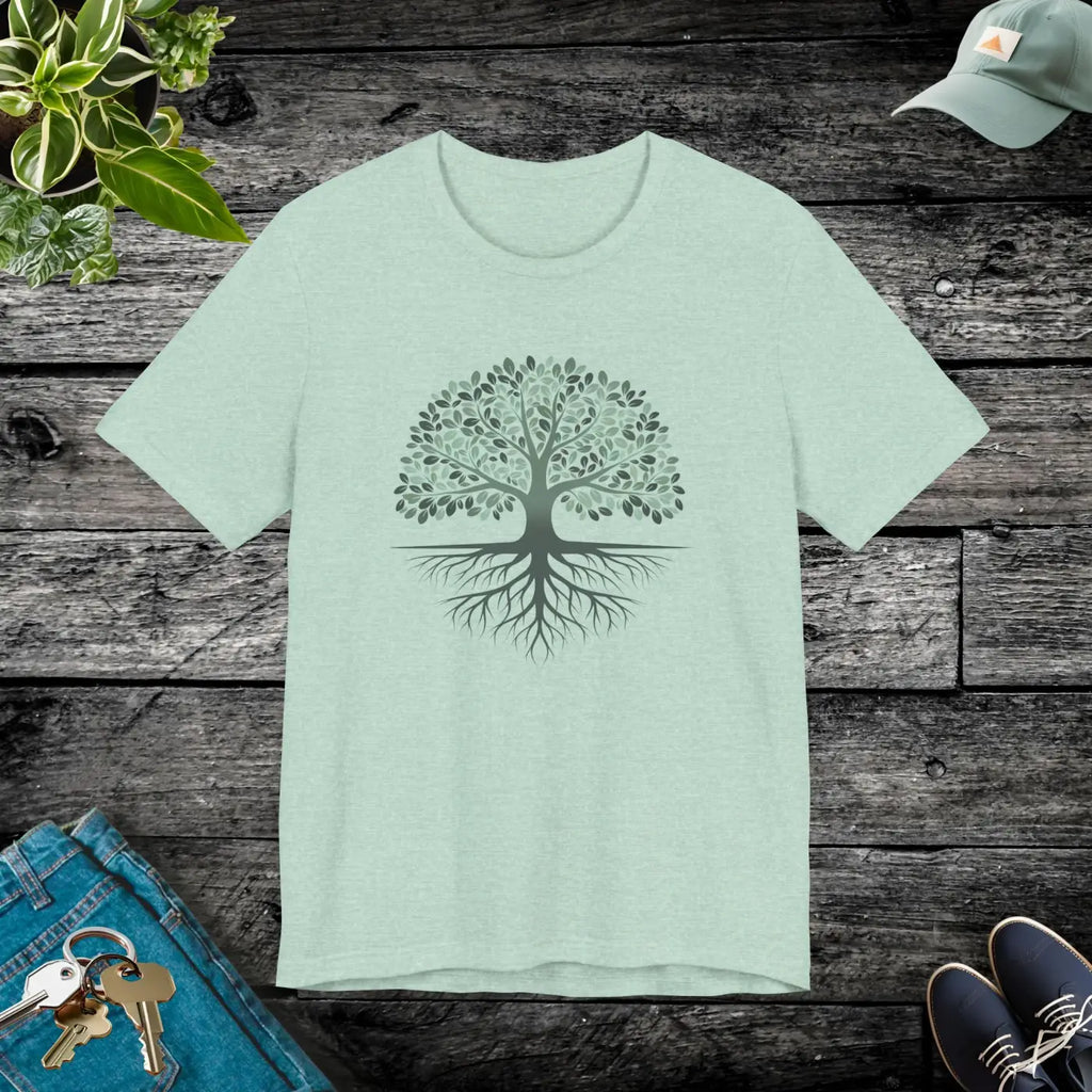 Tree Roots Tee - Soft Cotton Bella+Canvas Fit - DipaliZ