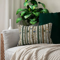 Nature's Comfy Touch Trees and Butterflies Lumbar Pillow - DipaliZ