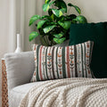 Nature Lumbar Pillow - Plants and Flowers Design - DipaliZ
