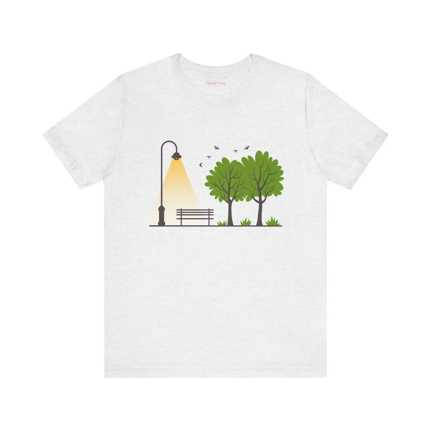 Unisex Jersey Short Sleeve Tee - Lamp Post Design - DipaliZ
