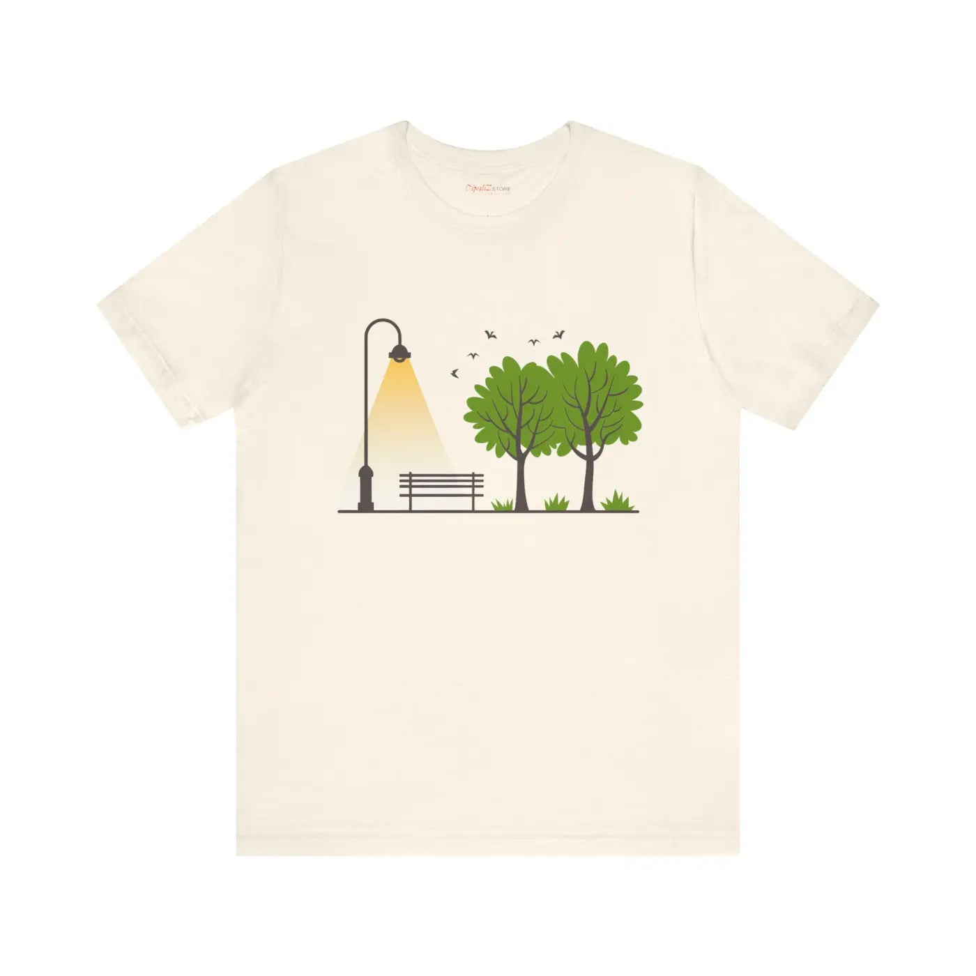 Unisex Jersey Short Sleeve Tee - Lamp Post Design - DipaliZ
