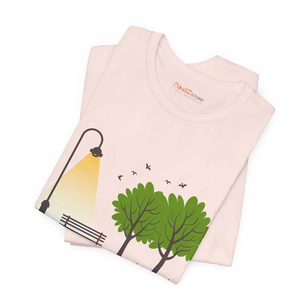 Unisex Jersey Short Sleeve Tee - Lamp Post Design - DipaliZ