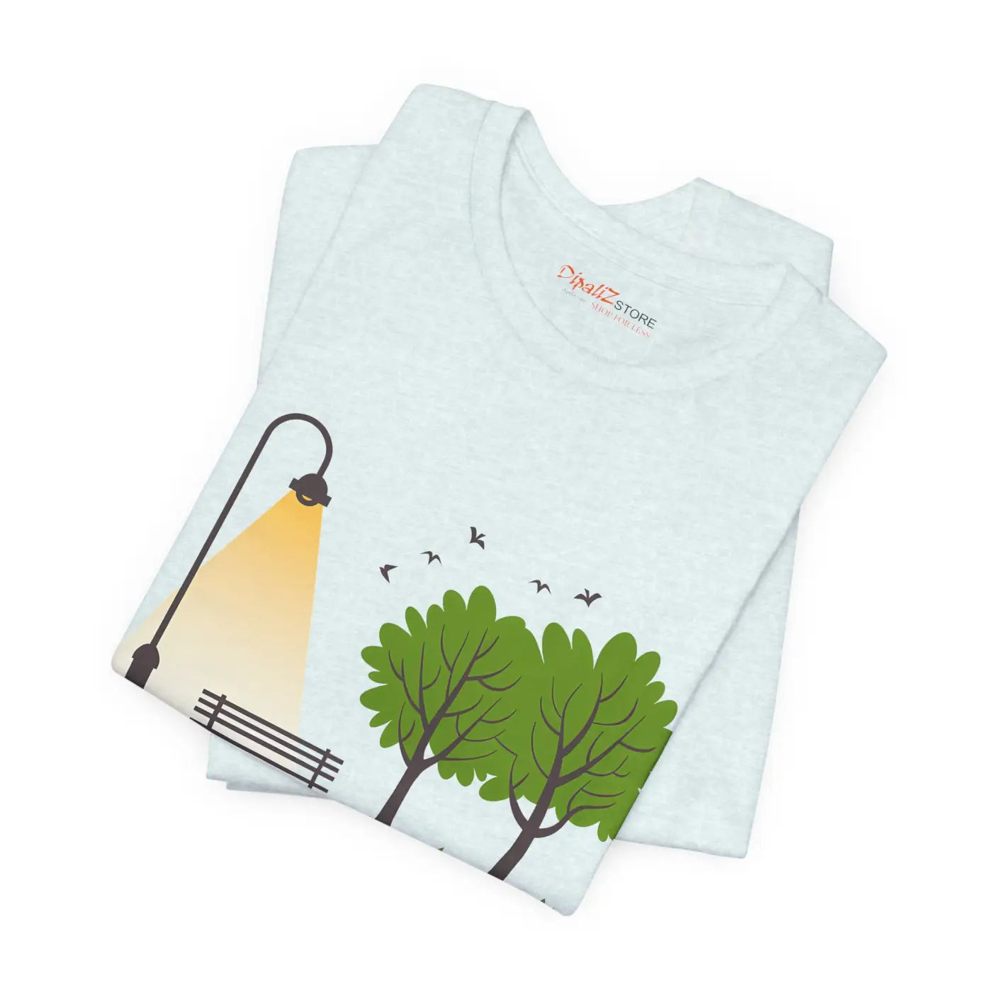 Unisex Jersey Short Sleeve Tee - Lamp Post Design - DipaliZ