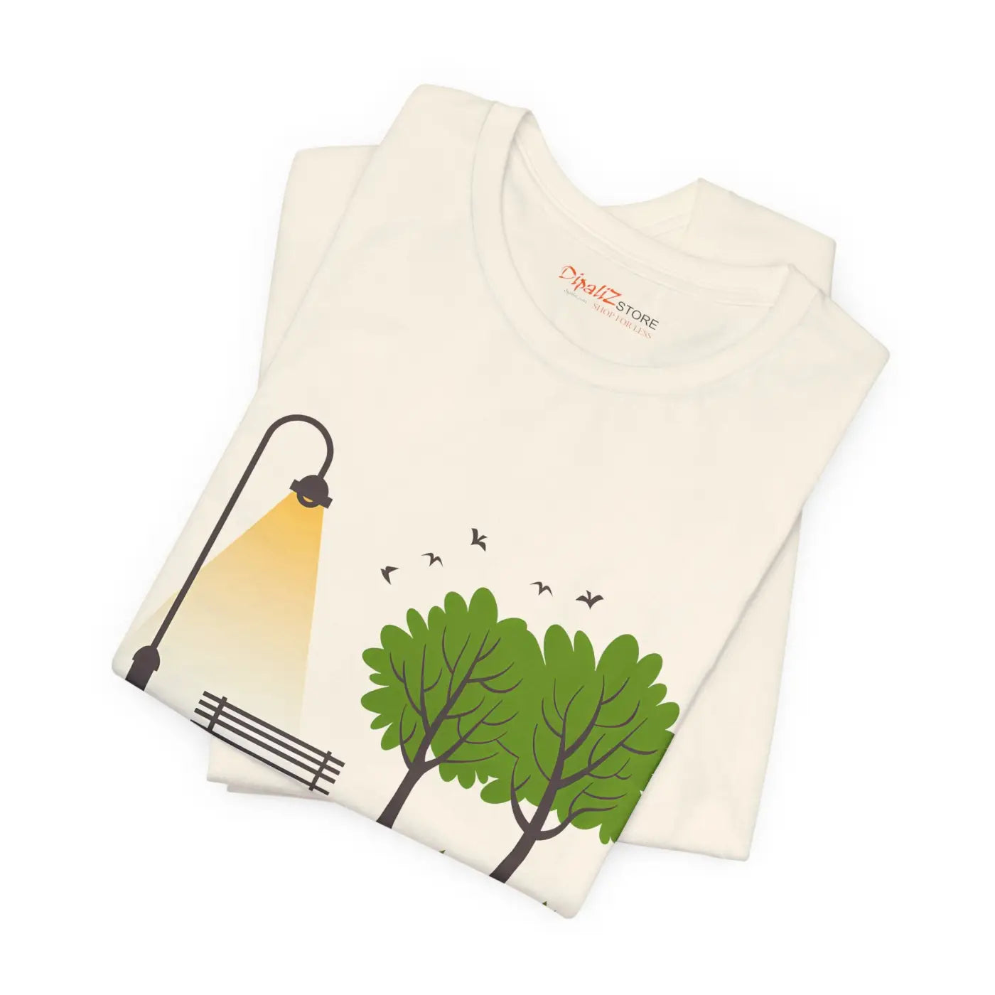 Unisex Jersey Short Sleeve Tee - Lamp Post Design - DipaliZ