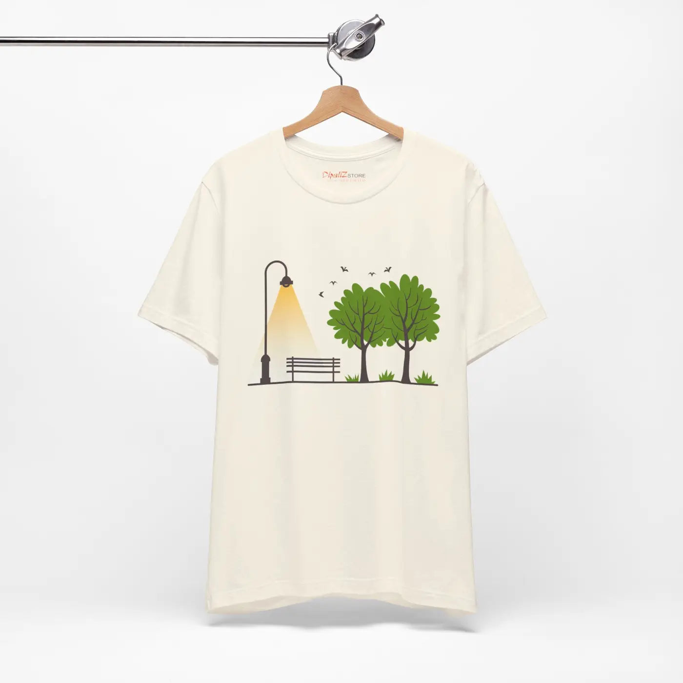 Unisex Jersey Short Sleeve Tee - Lamp Post Design - DipaliZ
