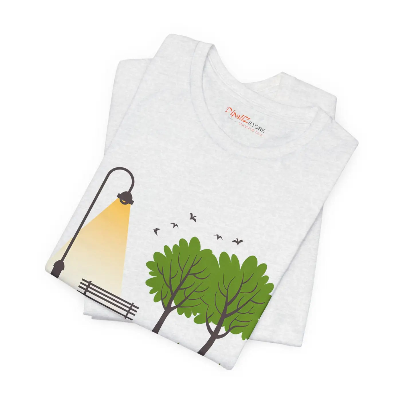 Unisex Jersey Short Sleeve Tee - Lamp Post Design - DipaliZ
