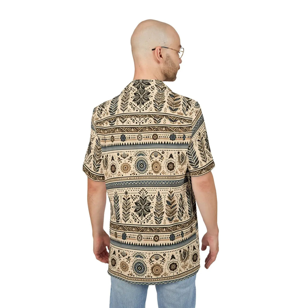 Tropical Trees Unisex Hawaiian Button-Down - Summer Style - DipaliZ