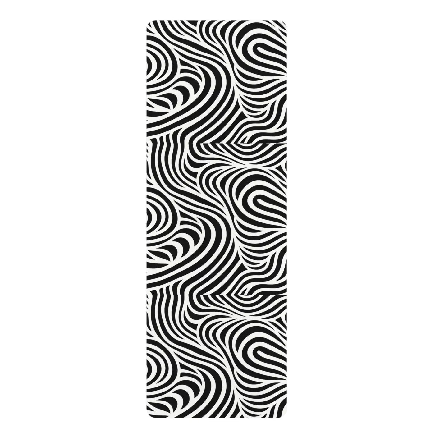 Trendy Rubber Yoga Mat - Stylish Grip and Comfort - DipaliZ