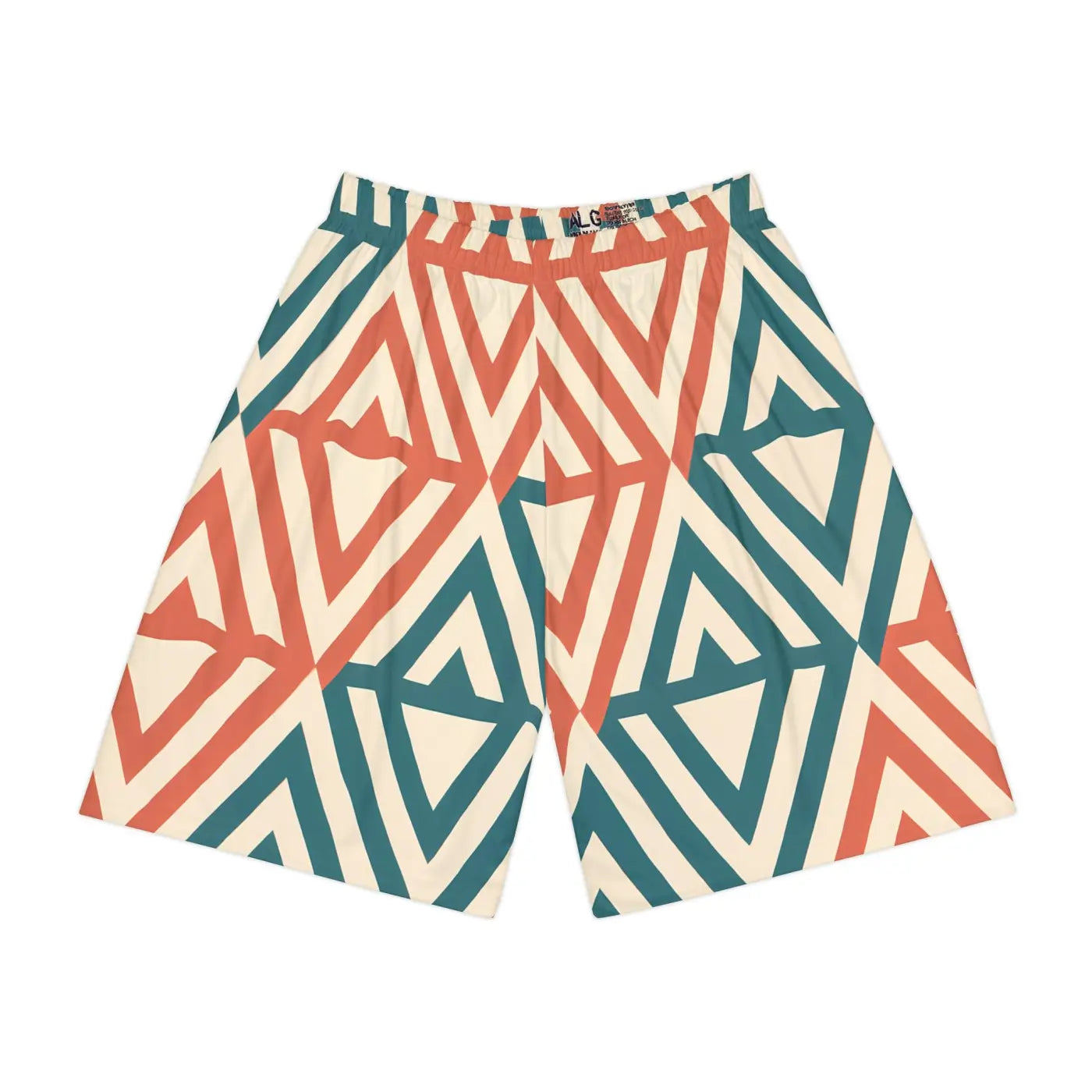Geometric Men's Sports Shorts - Quick Dry Active Wear - DipaliZ